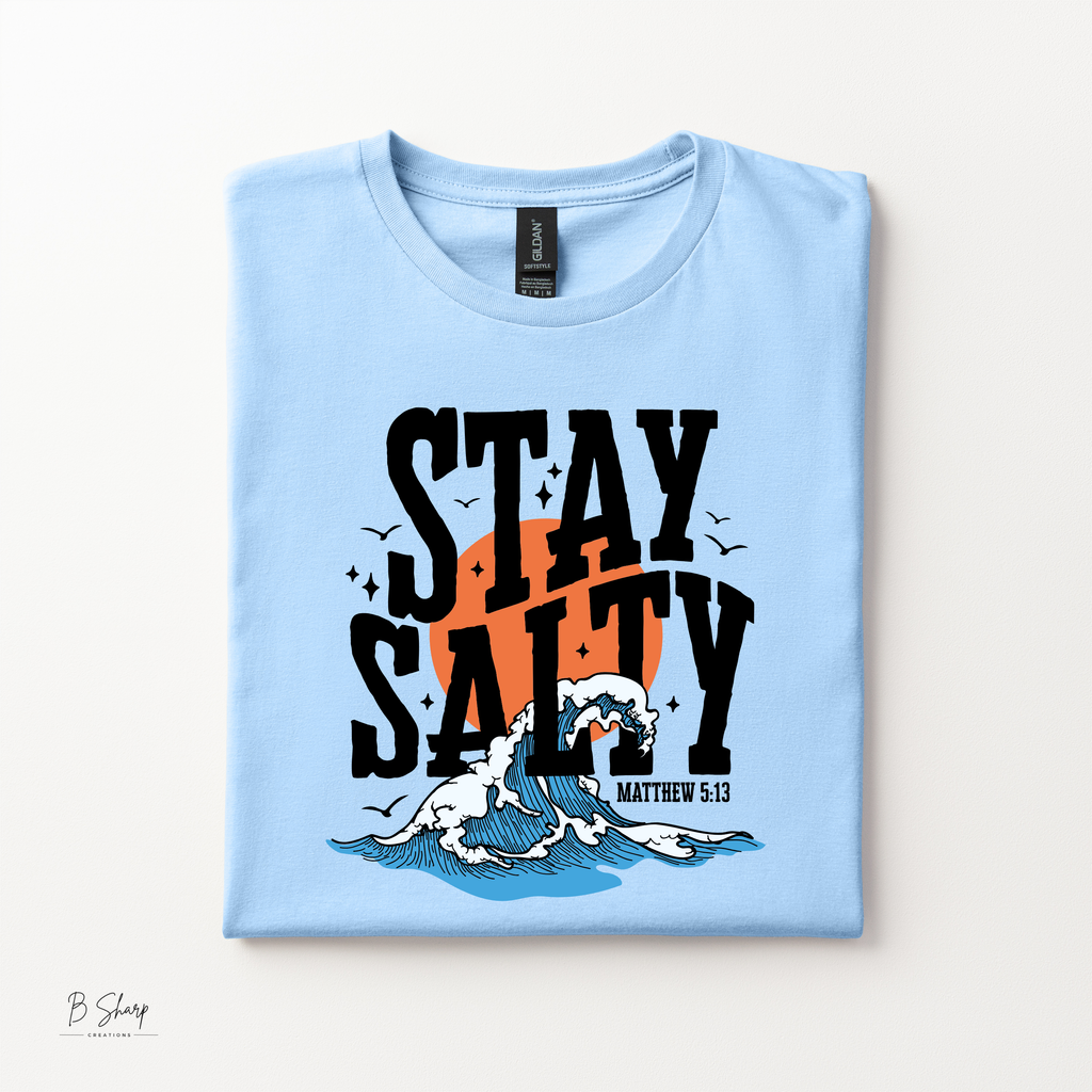 Stay Salty Shirt | Matthew 5:13 Christian Tee