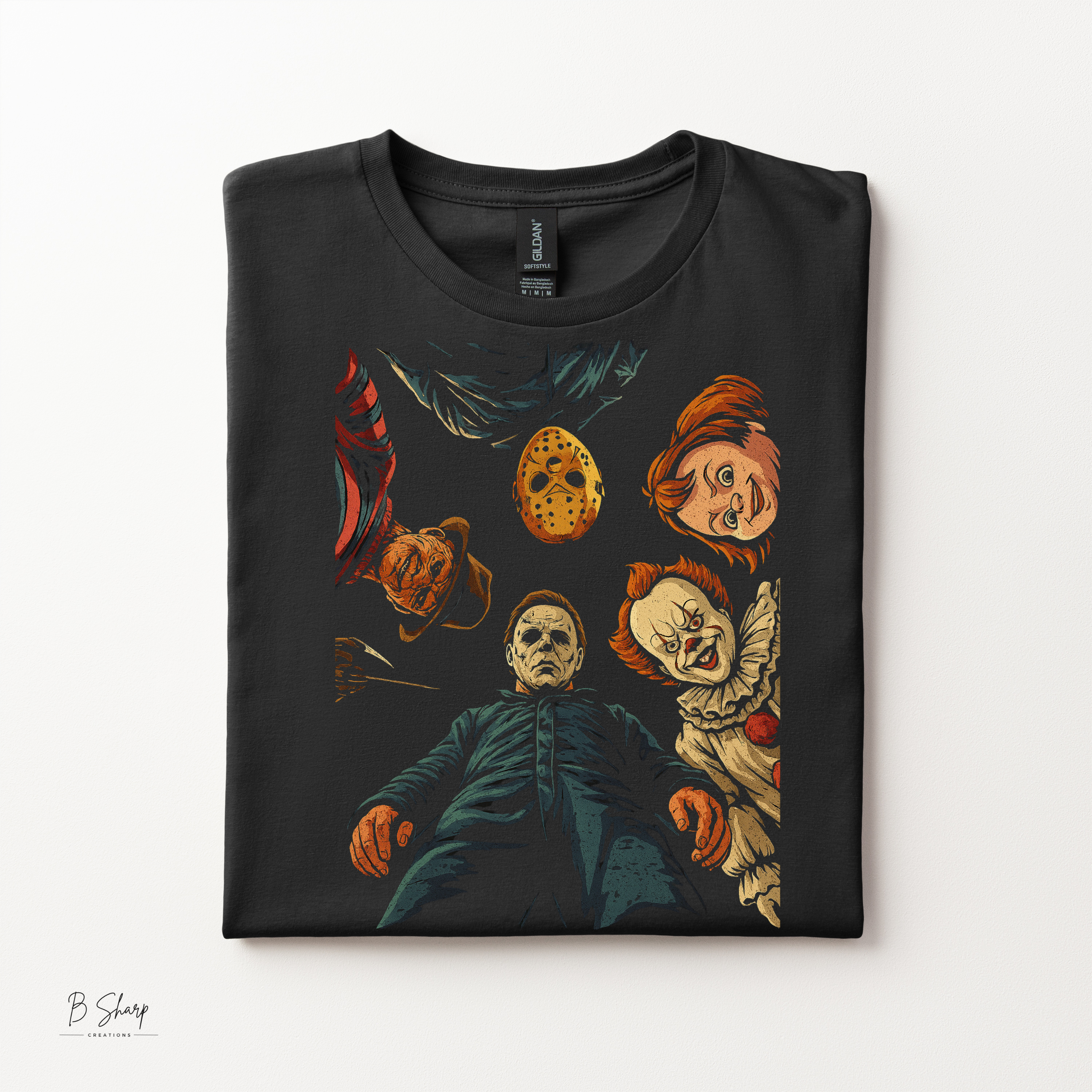 Horror Villains Shirt | Spooky Season Graphic Tee