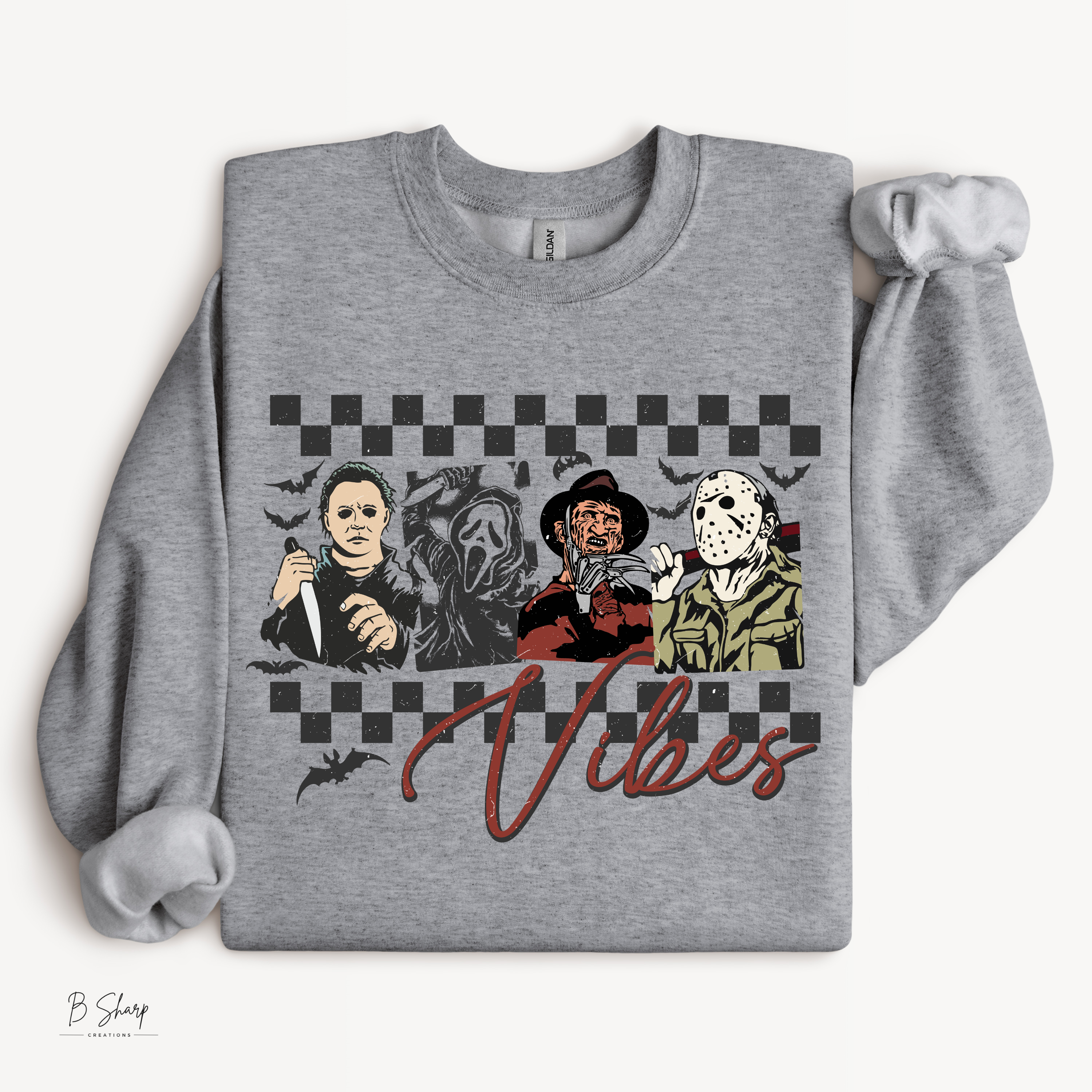 Spooky Vibes Shirt | Horror-Inspired Halloween Graphic Tee