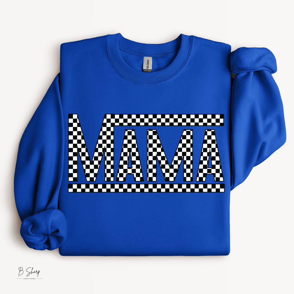 Checkered Mama Graphic Shirt