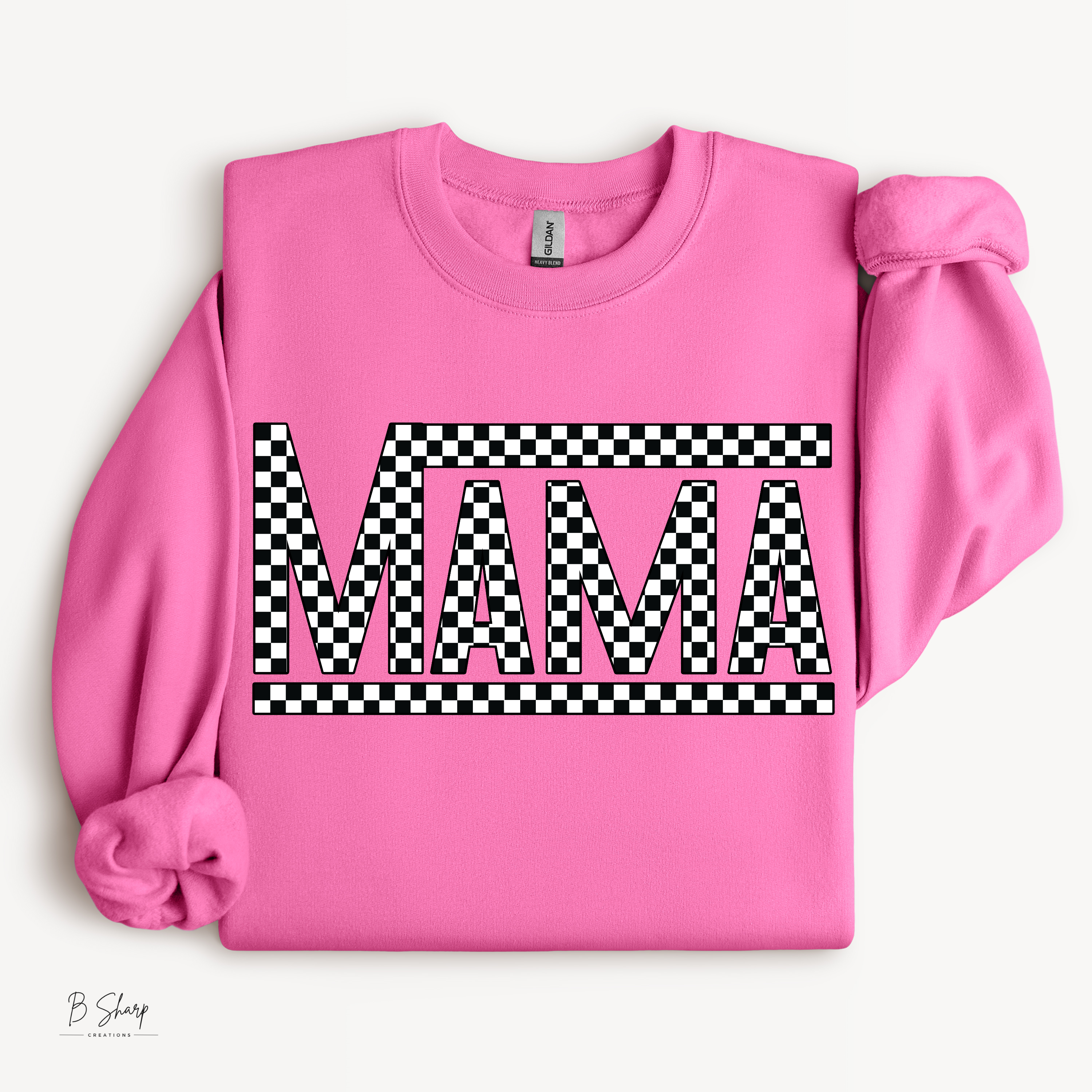 Checkered Mama Graphic Shirt