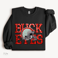 Faux Embroidered Buckeye Football Shirt