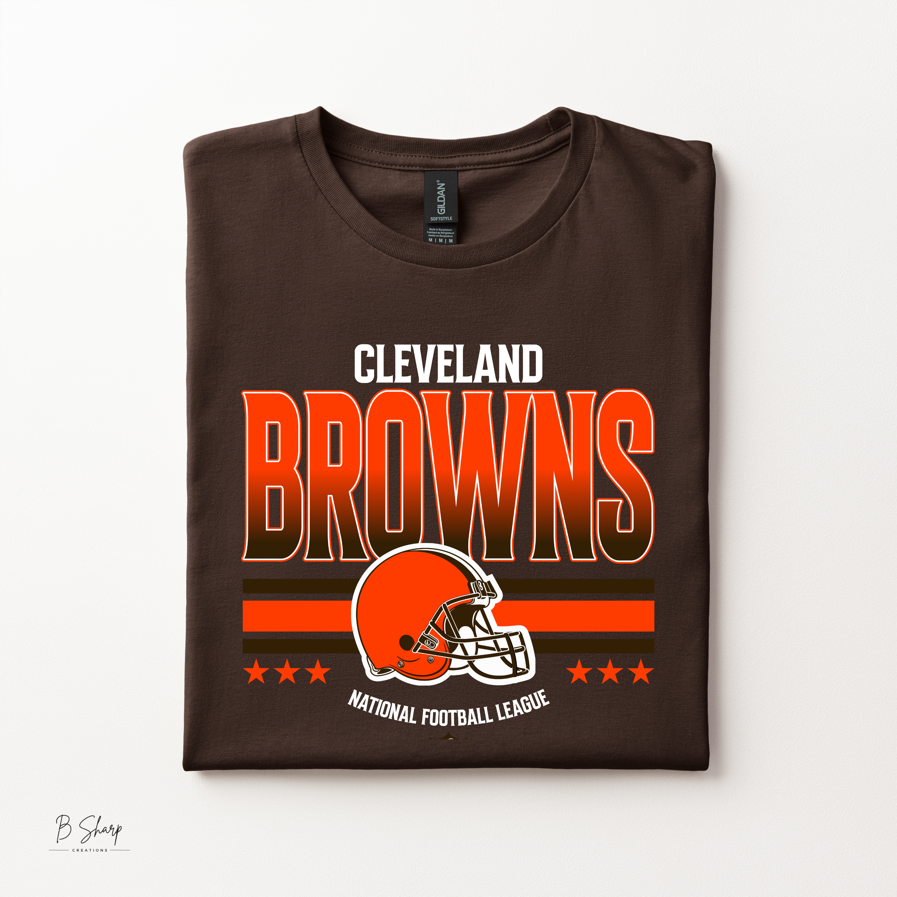 Brown & Orange Game Day Shirt | Football Graphic Tee