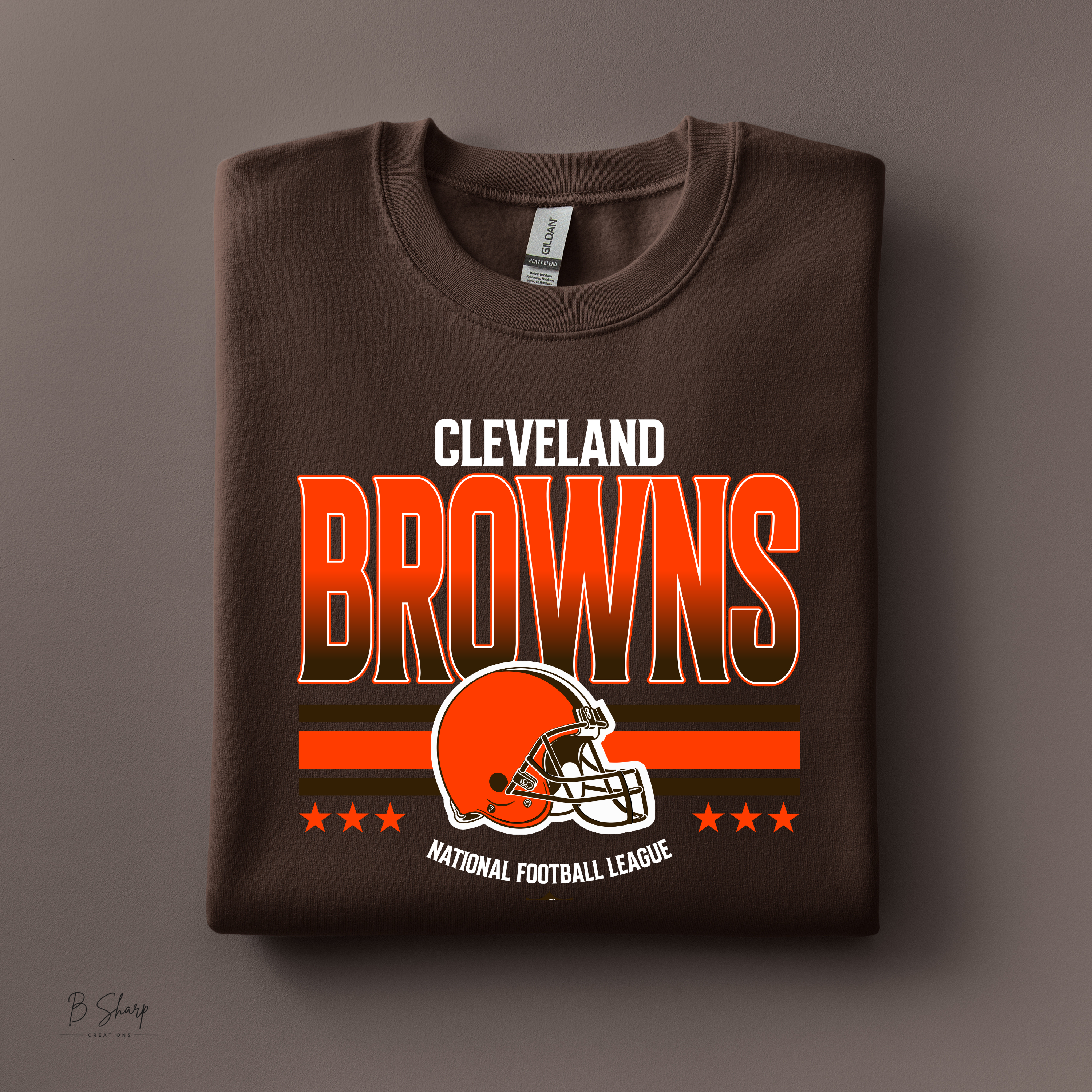 Brown & Orange Game Day Shirt | Football Graphic Tee