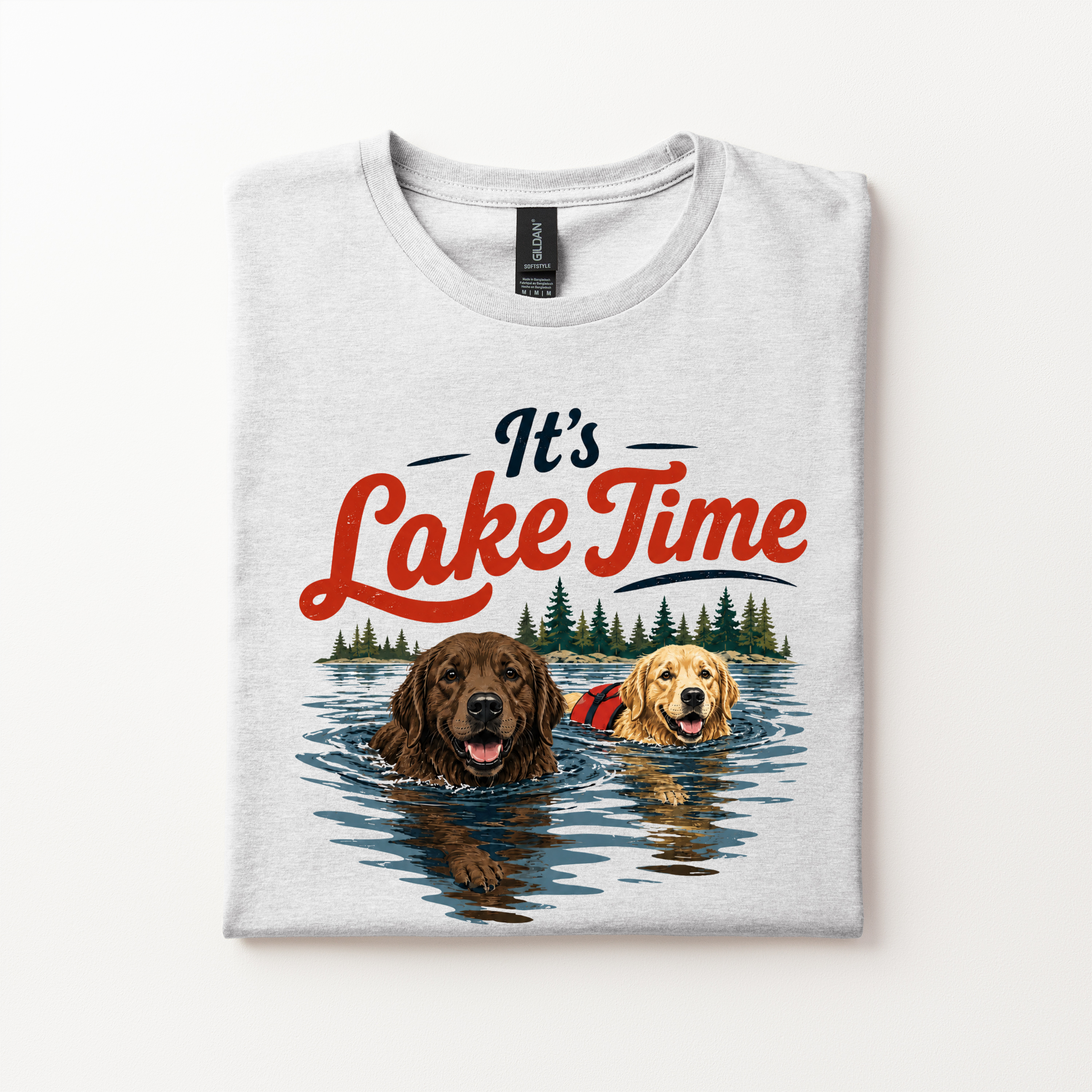 It’s Lake Time Shirt | Dog Lover Lake Graphic Tee or Sweatshirt