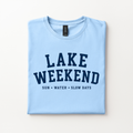 Lake Weekend Shirt | Sun Water Slow Days Graphic Tee or Sweatshirt