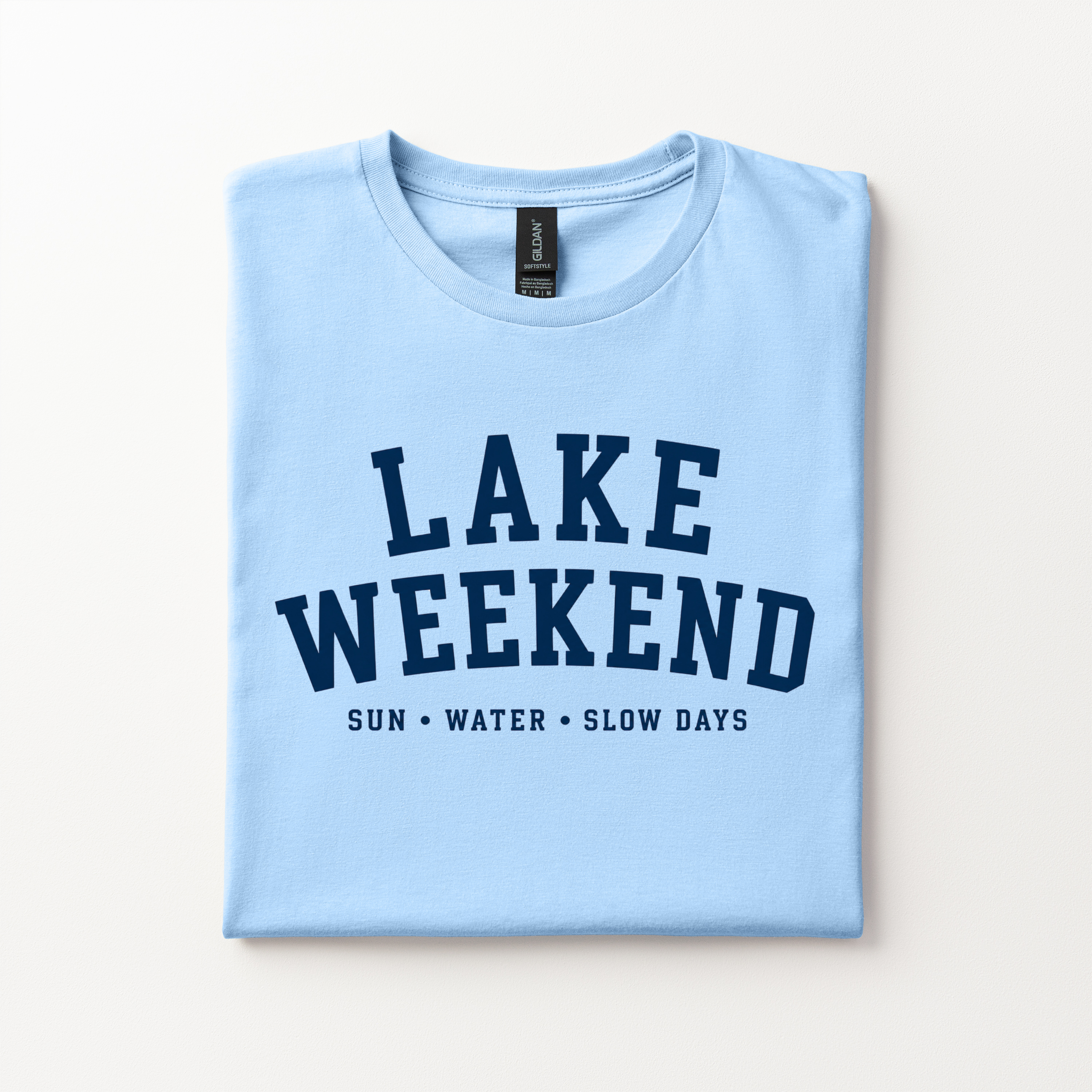 Lake Weekend Shirt | Sun Water Slow Days Graphic Tee or Sweatshirt