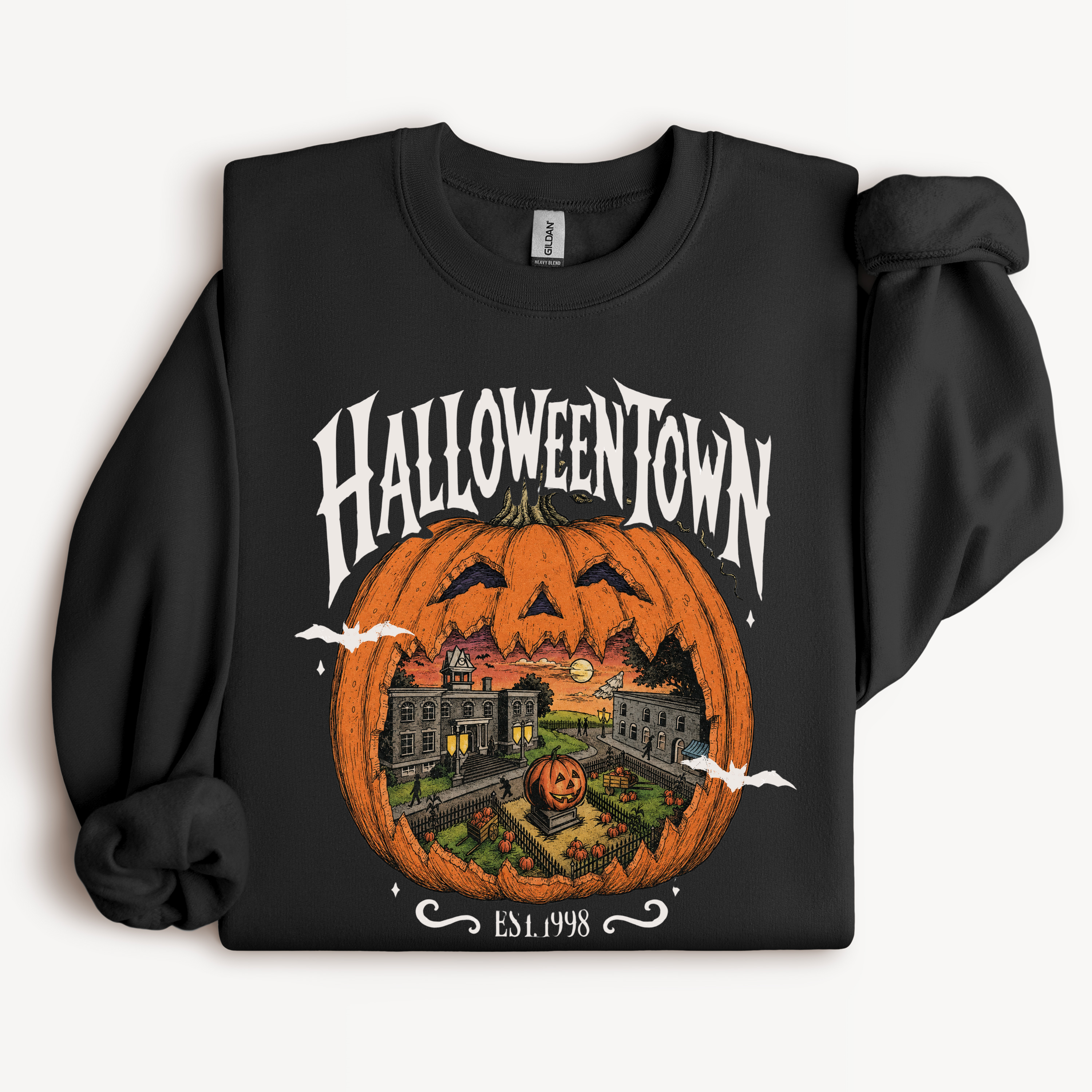 Halloweentown Shirt | Vintage Pumpkin Halloween Graphic Tee or Sweatshirt