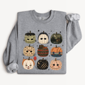 Horror Movie Pumpkin Shirt | Spooky Character Graphic Tee or Sweatshirt