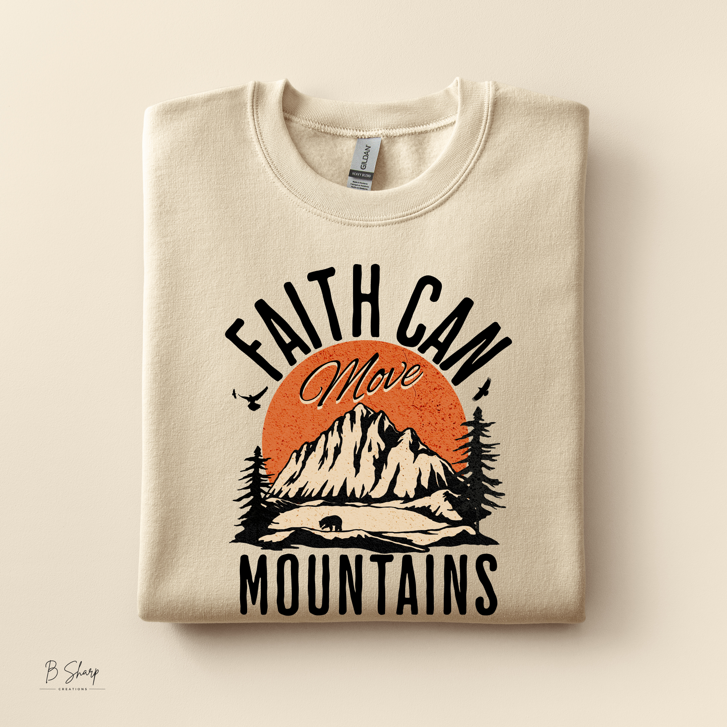Faith Can Move Mountains Shirt | Christian Graphic Tee