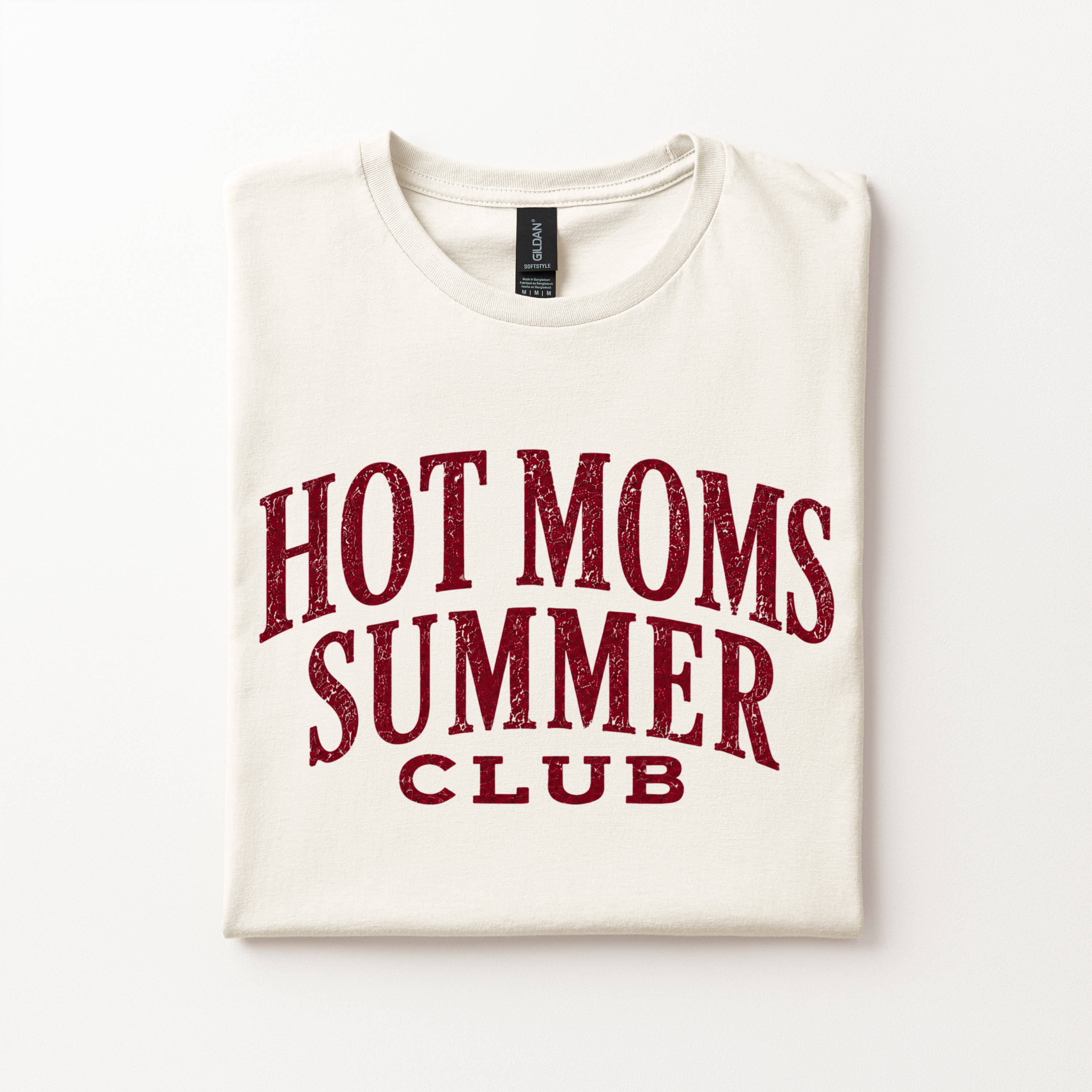 Hot Moms Summer Club Shirt | Funny Retro Mom Graphic Tee